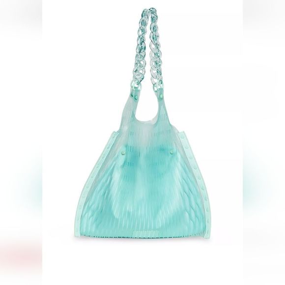 NWT STEVE MADDEN BLASER HOBO BAG AQUA - Picture 2 of 6